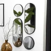 The Home Deco Factory Lot de 4 miroirs ronds et ovales* Miroir|Miroir