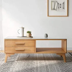 Deko Lot de 10 Poignées de Placard en Bois Forme Éventail Poignée pour Meuble Tiroir avec Vis Entraxe 160mm* Bouton De Meuble