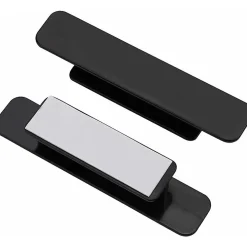 Deko Lot de 12 poignées de porte adhésives en plastique pour portes-fenêtres, tiroirs, armoires et portes vitrées (marron)* Bouton De Porte