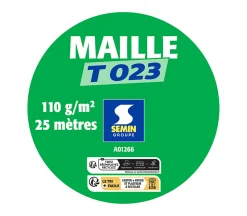 Clearance Semin Lot de 3 toiles de verre - motif maille - rouleau 25 x 1 m