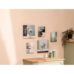 Atmosphera Lot de 5 toiles imprimées SERENATA* Tableau Déco