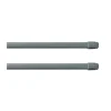 Paris Prix Lot de 2 Tringles Extensibles "Lio" 80-110cm Gris* Tringle À Rideau À Composer