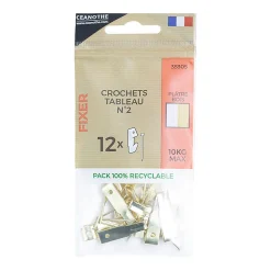 Outlet Ceanothe Lot de crochets à tableau pour 10 kg