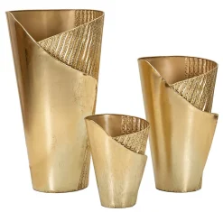 Mauro Ferretti Lot PorteVase Flosty Lot de 3 pièces Dimensions 39x42x75 32x32x55 25x25x35 cm* Vase Décoratif