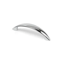 Niubo Manche en Zamak finition chrome brillant, dimensions: 115x19x28mm et inserts: 96mm-* Poignée De Meuble