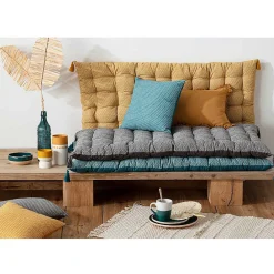 Atmosphera Créateur D'Intérieur Matelas de sol Otto jaune moutarde 60x120 cm - Atmosphera* Coussin De Sol