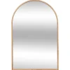 Atmosphera Miroir arche en bois - 60 x 90 cm - Beige