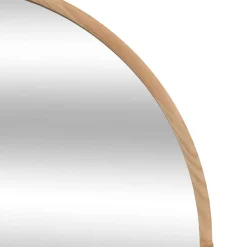 Atmosphera Miroir arche en bois - 60 x 90 cm - Beige
