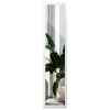 Wallfluent Miroir avec Cadre 36x156 cm Cadre Blanc de Style Moderne Sur Toute La Longueur* Miroir|Miroir