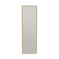 Dmora Miroir Dcarrier, Verre miroité, Objet d'ameublement mural, Décoration avec miroir, 50x2h160 cm, Chêne* Miroir|Miroir
