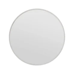 Dmora Miroir Euterpe, Verre miroité, Objet d'ameublement mural, Décoration avec miroir, 60x2h60 cm, Blanc* Miroir|Miroir