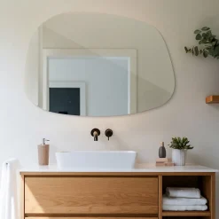 Wallfluent Miroir forme originale 79 x 57 cm pour le salon chambre* Miroir|Miroir