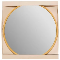 Atmosphera Créateur D'Intérieur Miroir Kim marron D75cm - Atmosphera* Miroir|Miroir