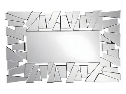 Outlet Vente-unique Miroir mural en inox - L. 120 x H. 76 cm - UYUNI
