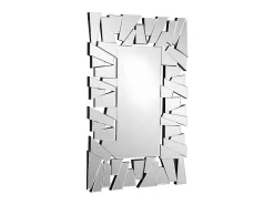 Outlet Vente-unique Miroir mural en inox - L. 120 x H. 76 cm - UYUNI