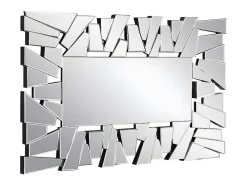 Outlet Vente-unique Miroir mural en inox - L. 120 x H. 76 cm - UYUNI