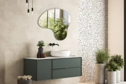 Wallfluent Miroir Mural Irrégulier 77 x 77 cm Miroir Décoratif Moderne Et Original* Miroir|Miroir