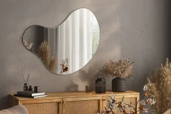 Wallfluent Miroir Mural Irrégulier 77 x 77 cm Miroir Décoratif Moderne Et Original* Miroir|Miroir