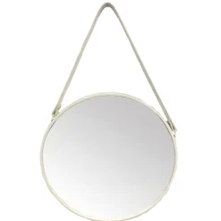 Discount Dada Art Miroir mural rond Ø32 cm métal blanc