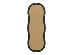 Hot Vente-unique Miroir organique en bois de paulownia - L. 60 x H. 160 cm - Noir - TAYLI