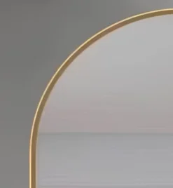 New Ornami Miroir ovale métal doré H.100cm , Elvie