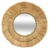Atmosphera Créateur D'Intérieur Miroir raphia Safari diamètre 57cm* Miroir|Miroir