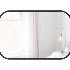 Outlet Umbra Miroir rectangulaire rebord caoutchouc 61x91 cm Hub
