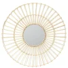 The Home Deco Factory Miroir Rond en rotin - Diam 75 cm* Miroir|Miroir