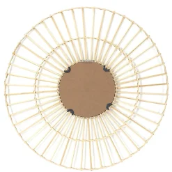 The Home Deco Factory Miroir Rond en rotin - Diam 75 cm* Miroir|Miroir