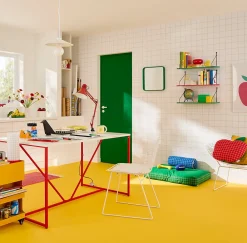 Sodeco x Castorama Miroir Sodeco cadre vert l.40 x L.40 cm* Miroir|Miroir