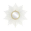 The Home Deco Factory Miroir soleil en métal doré 66 cm* Miroir|Miroir