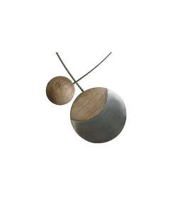 Discount Secodir MOONA - Embrasse Magnétique - Bois & Métal Brossé