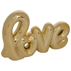 Atmosphera Créateur D'Intérieur Mot à poser Love L. 21,4xP. 4xH. 14cm céramique assorti- Argent- Atmosphera* Lettre Décorative
