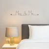 Best Bijoux De Mur Mrs & Mr - Sculpture fil de fer 50-60 cm -