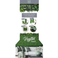 The Home Deco Factory Mur végétal artificiel 60x40 cm* Plante Artificielle