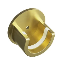 Clearance GoodHome Naissance support tringle à rideau Elasa métal doré Ø19/28mm