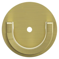 Clearance GoodHome Naissance support tringle à rideau Elasa métal doré Ø19/28mm
