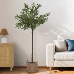 Discount IDMarket Olivier artificiel hauteur 150 cm