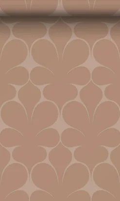 Best Origin Wallcoverings papier peint ornement rose terracotta - 50 x 900 cm - 347923