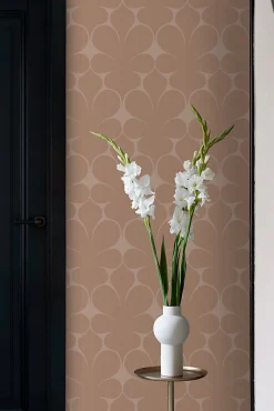 Best Origin Wallcoverings papier peint ornement rose terracotta - 50 x 900 cm - 347923