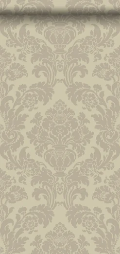Best Origin Wallcoverings papier peint ornement beige chaud - 53 cm x 10.05 m - 346238