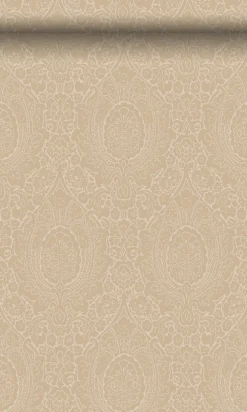 Clearance Origin Wallcoverings papier peint ornement beige champagne - 53 cm x 10.05 m - 345427