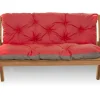 Setgarden oussin pour banc de jardin 150x50x40cm coussin de banc de jardin Rouge coussin de balançoire coussin de banc extérieur* Coussin Pour Banc