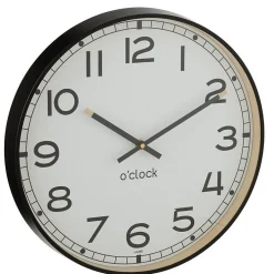 Best J-Line Pack de 3 horloges murale en plastique multicolore 30x30x4 cm