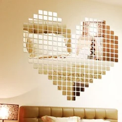 Sale Ambiance Sticker Pack de 100 stickers miroirs mosaïques 2 x 2 cm - Autocollants stickers adhésifs effet miroir