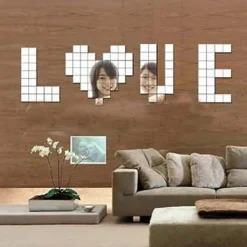 Sale Ambiance Sticker Pack de 100 stickers miroirs mosaïques 2 x 2 cm - Autocollants stickers adhésifs effet miroir