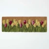 Homescapes Paillasson coco antidérapant tulipes -* Tapis D'Entrée Et Paillasson
