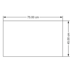 GoodHome Paillasson coco Kebir L..45 x l.75 cm