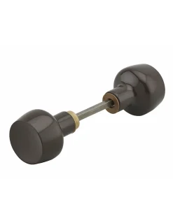 Thirard Paire de boutons Horga pour porte, carré 6mm, 1 portée, marron -* Bouton De Porte