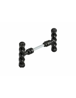 Thirard Paire de boutons torsadés pour porte d'entrée, fer, carré 6mm, 1 portée, noir -* Bouton De Porte